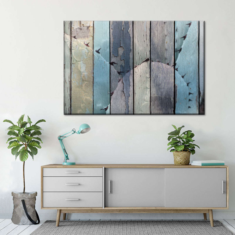 " Rustic Cactus Canvas Print ", 48" H x 32" W x 1.25" D