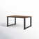 Rectangular Patio Coffee Table with Teak Top
