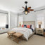 52cm Socket Ceiling Fan with Remote Control and Light Kit Included