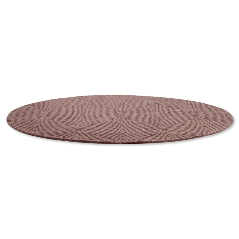 Folia Mink Area Rug, Round 6'7"