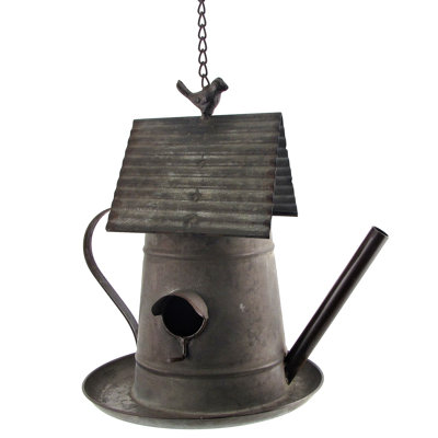 11'' H x 10'' W x 9.5'' D Hanging Weather Resistant Birdhouse