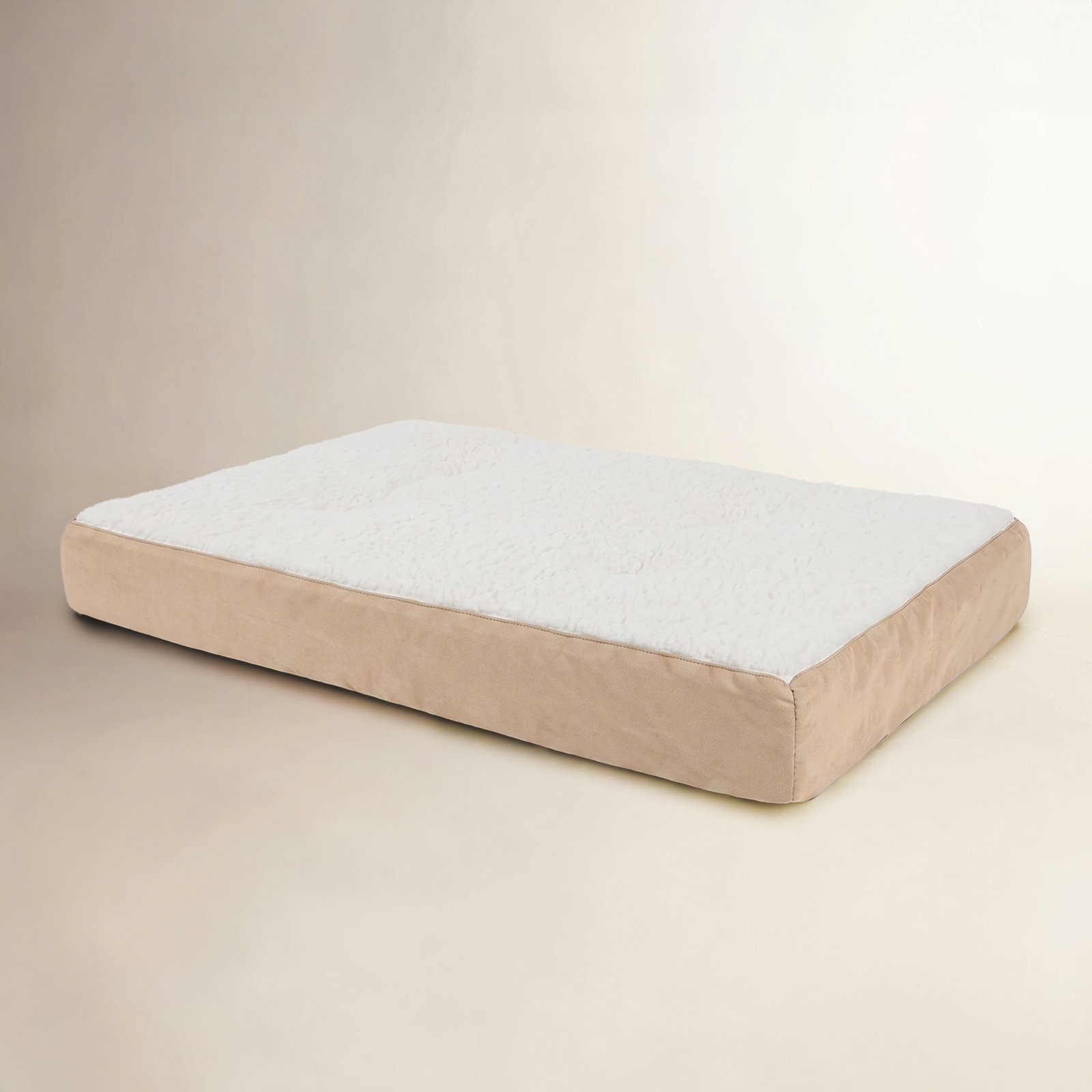 PETMAKER Orthopedic Memory Foam Crate Mat, Medium (4" H x 30" W x 20.5" D), Tan