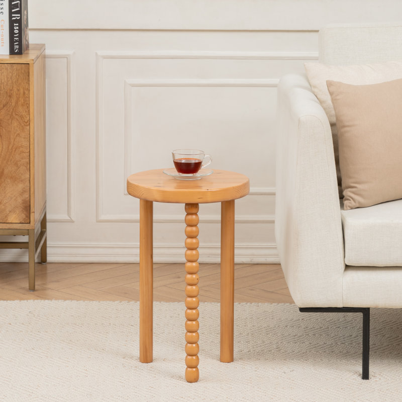 Table d'appoint Caspar, Naturel