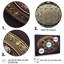 Ensemble de salon mural Golden Seal Turquoise Essence - Boho Mandala-1805355122-1805355133