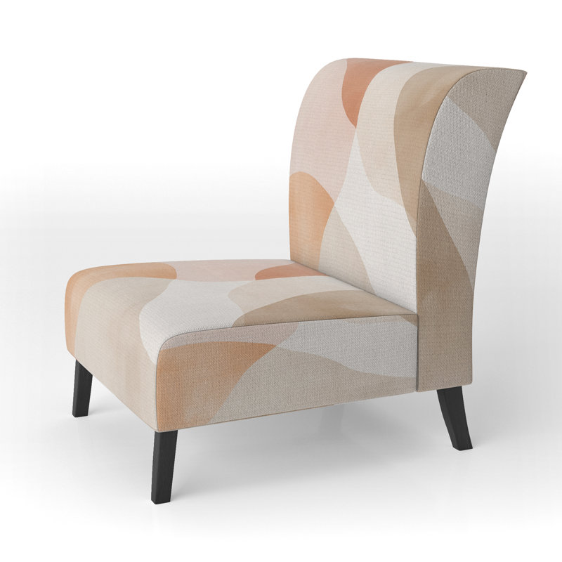Fauteuil de chambre Abstract Minimalisme, Slipper Armless