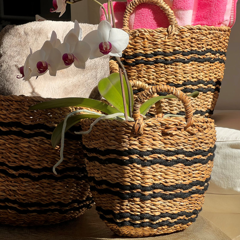 Ameera 3 Piece Woven Wicker Baskets