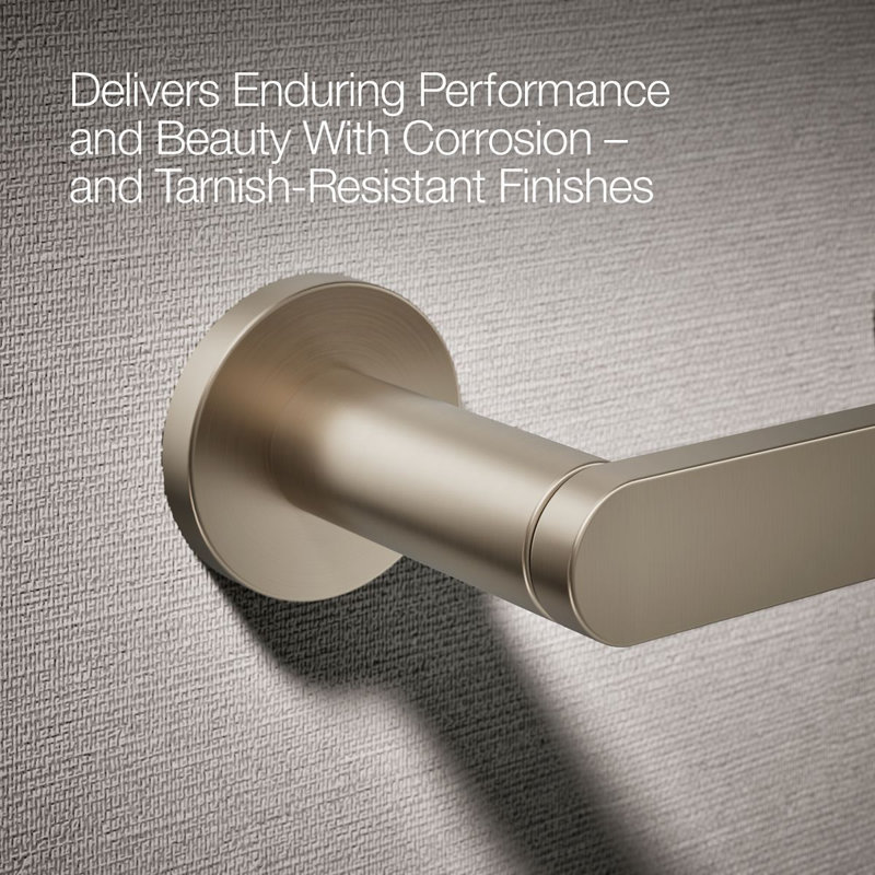 Wall Mount Toilet Paper Holder, Gold Rose