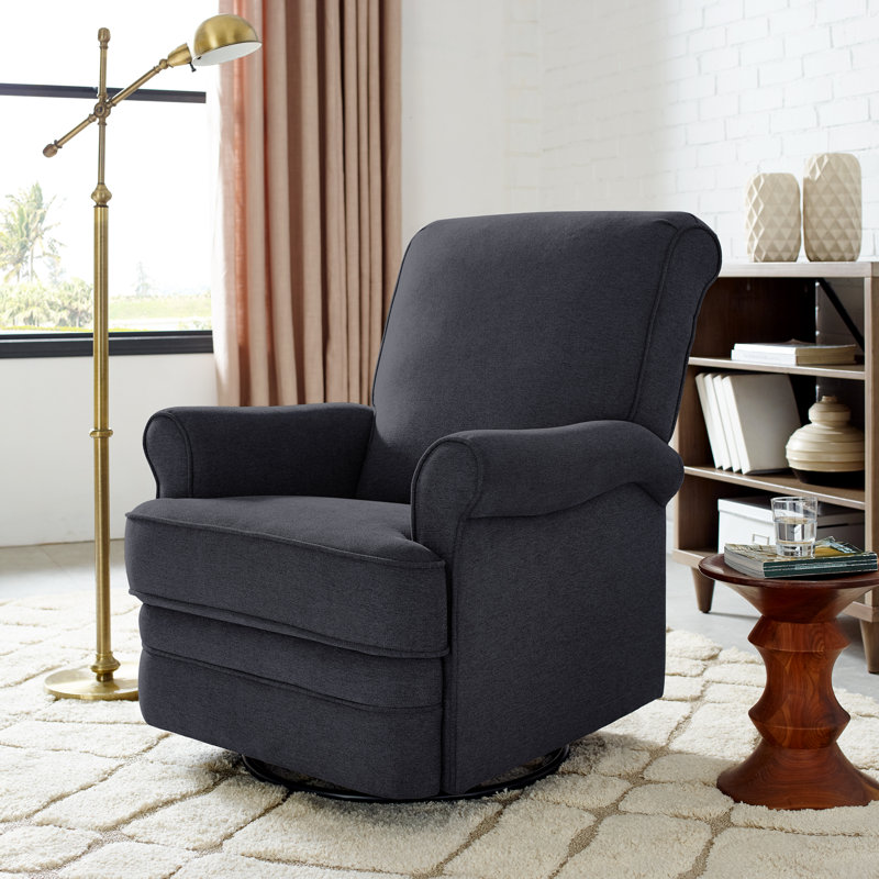 Fauteuil coulissant pivotant Gwendoline, Anthracite
