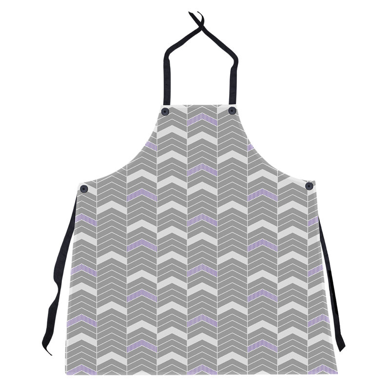 Tablier à chevrons Stephenie, Mauve