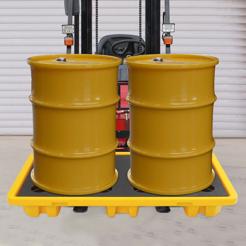Spill Containment Platform Industrial Storage Material Handling With Drain Outlet