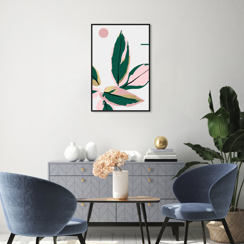 Tropik - Impression sur toile, Cadre noir, H 20 po x l 30 po