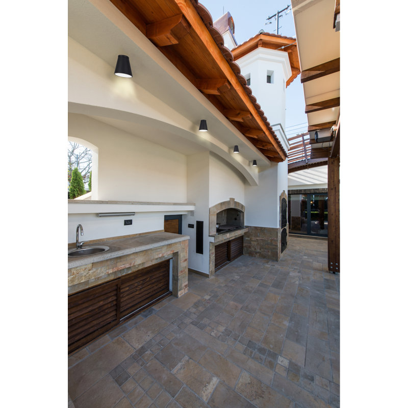 Hartford LED Outdoor Flush Mount, White