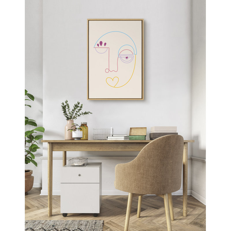 «Jahi» par Shatha Al Dafai, reproduction d'art sur toile encadrée