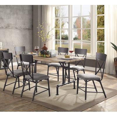 Pohlits 6 - Person Trestle Dining Set