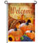 Drapeau de jardin citrouille en polyester 2 x 18 po