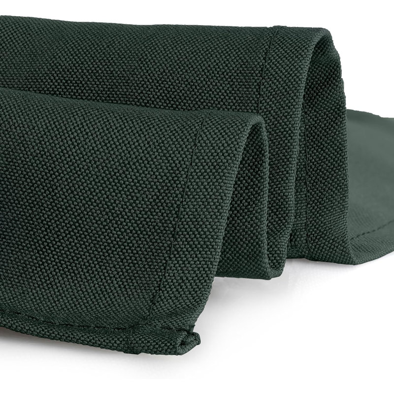 Alyea Dining Linens, 30" W x 72" L, Hunter Green