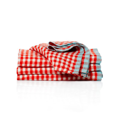 Gingham Linen Square Napkins
