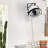 23" Latresha Fansconce Wall Mounted Fan