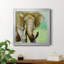 Painterly Elephant - Cadre photo, reproduction d'art sur toile-919631457-919631480