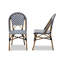 Chaise de patio empilable en bambou Marcell-590314982