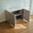 31.49in Modern Minimalist Double Door Cabinet