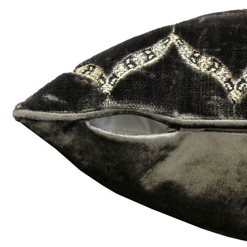 Lumbar Pillow Cover & Insert, Charcoal