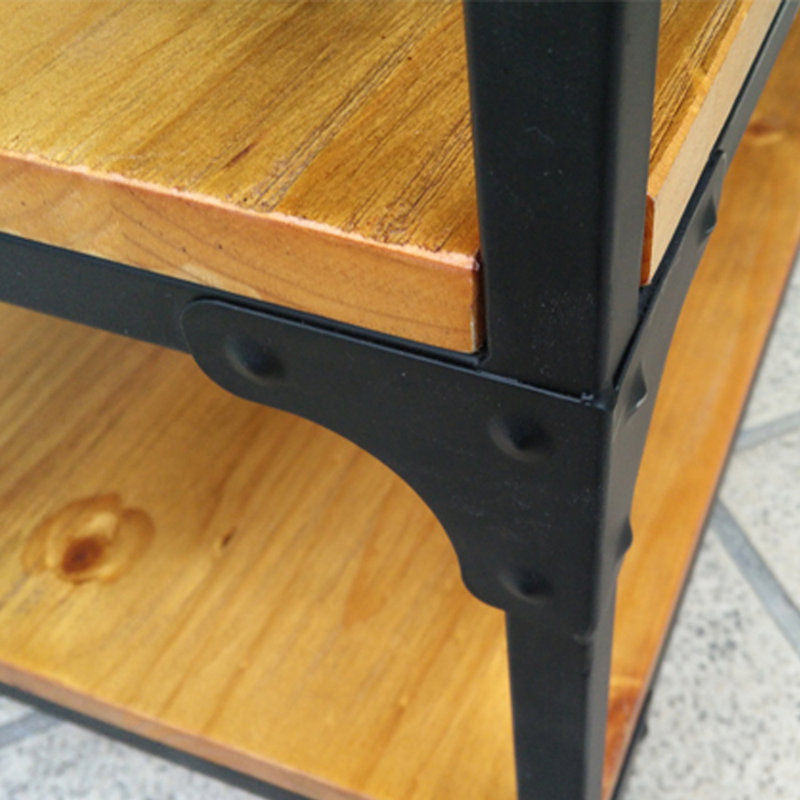 American Retro Solid Wood Entry Table, 31.5" H x 47.2" W x 15.7" D