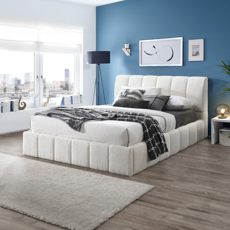 Birjesh Upholstered Panel Bed, Queen