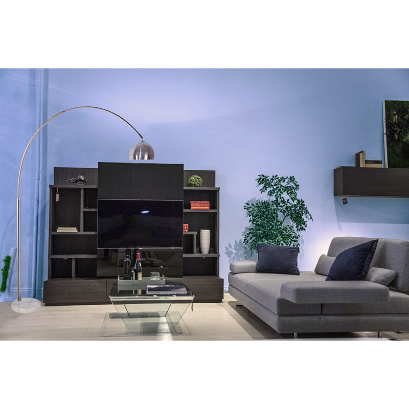 Lampe sur pied en acier 81 po