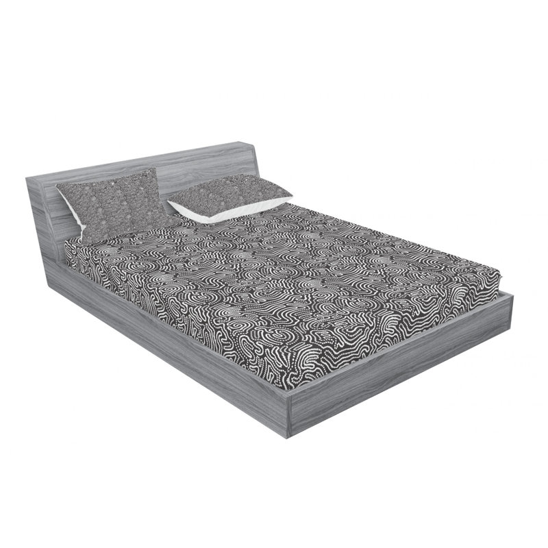 Microfiber Sheet Set, Queen Sheet Set with Fitted Sheet