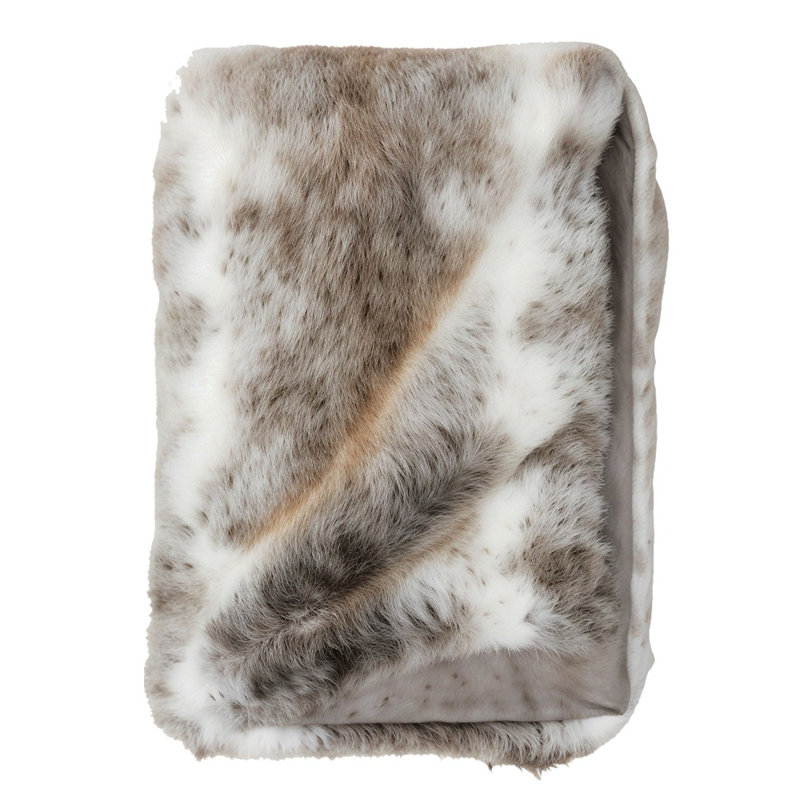 Jeté en fausse fourrure Sierra Luxe