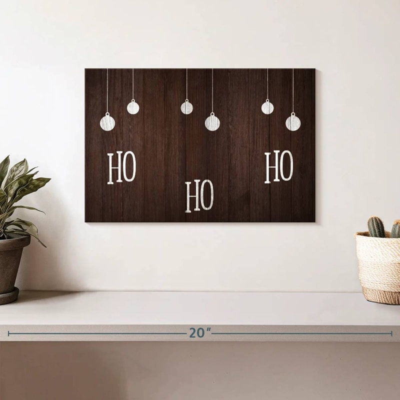 Ho Ho Ho Santa, H 8 po x l 12 po