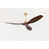 Brushed Brass with Walnut Blades