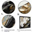 Golden Wave Reflections VI - reproduction sur toile-87363235-87363236