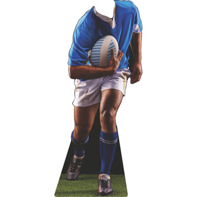 SC2620 - Stand de joueur de rugby en carton découpé debout