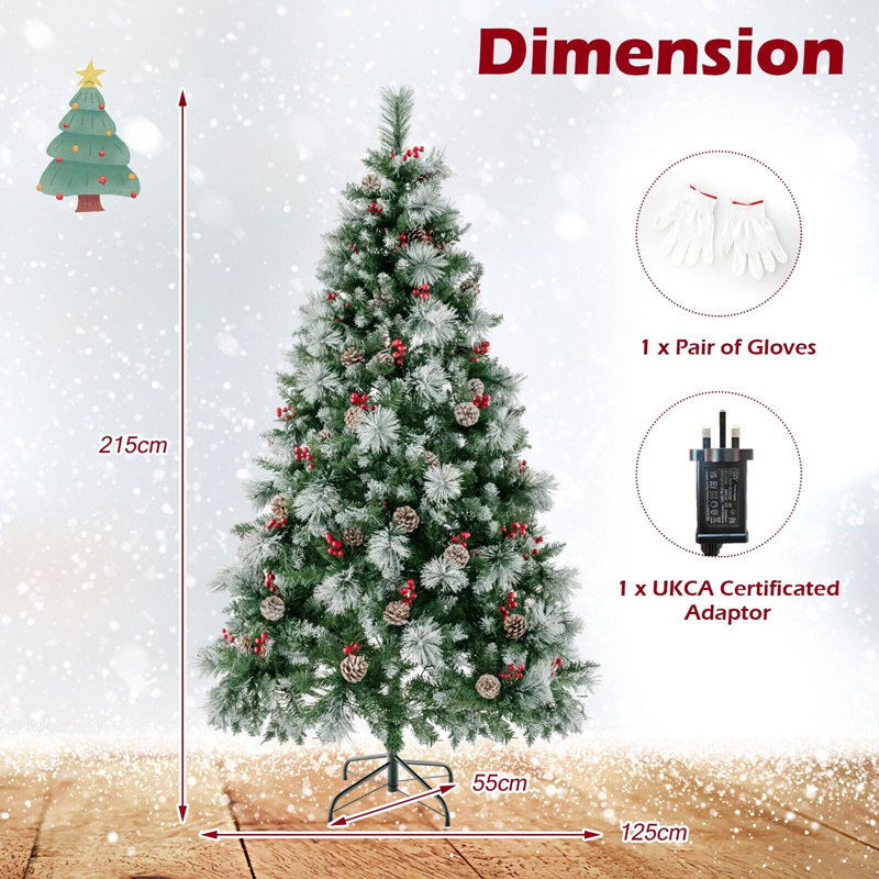 136cm Lighted Artificial Christmas Tree