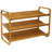 3-Tier Bamboo Shoe Rack, Brown