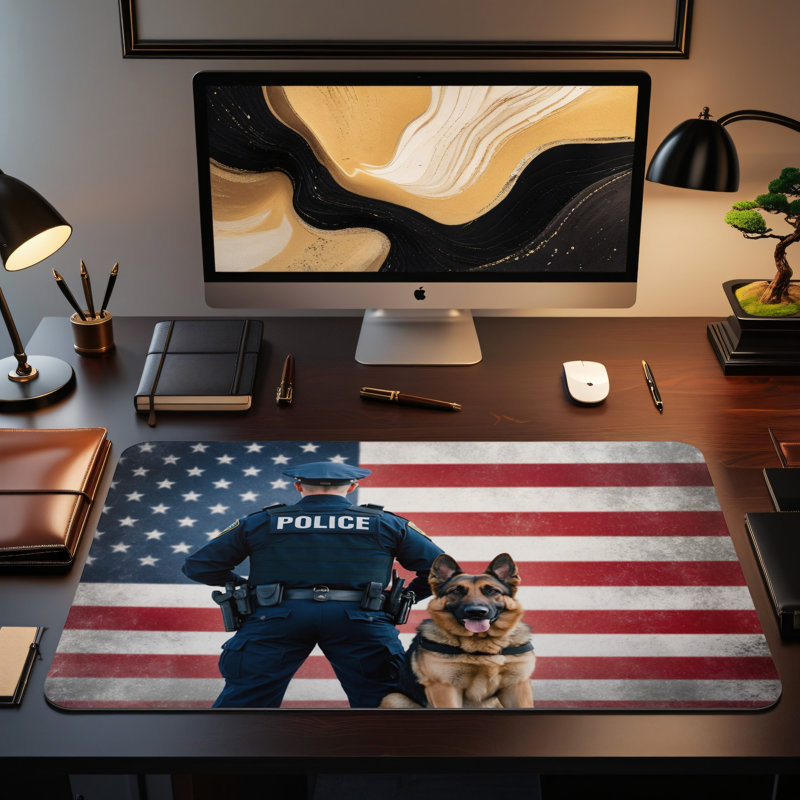 Polyester Desk Pad, 31.5x15.5