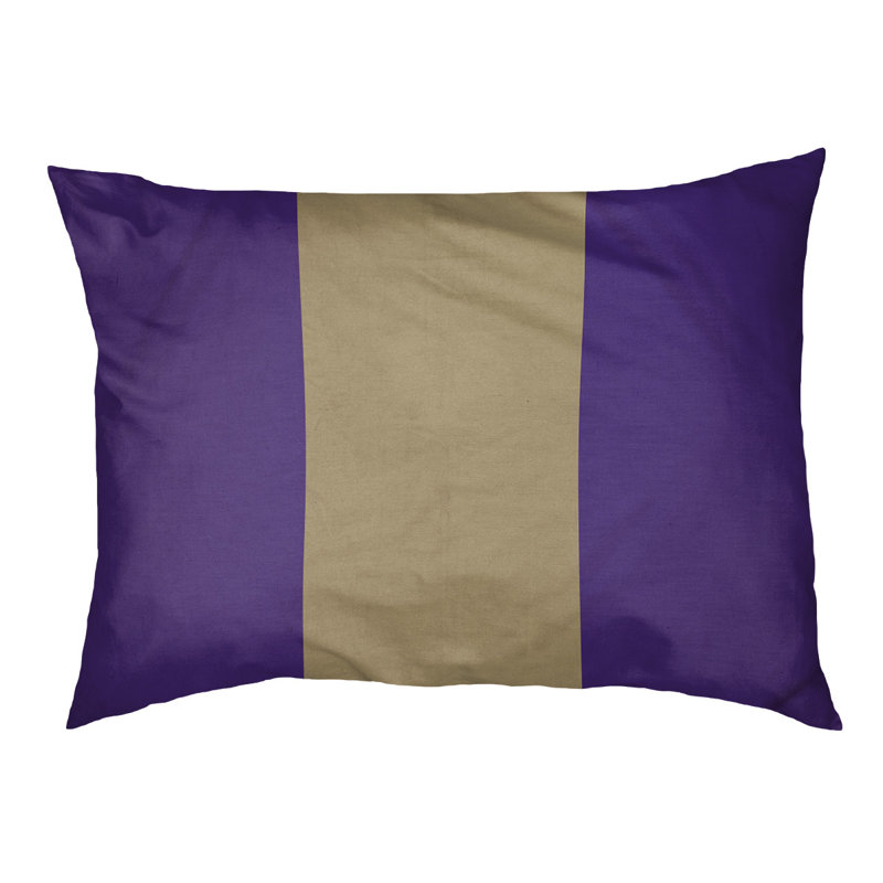 Coussin de lit pour chien Cincinnati, Très grand (l 50 po x P 40 po x H 7 po), Mauve / doré / mauve