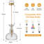 Luminaire suspendu vintage en verre transparent, 9 po de largeur, hauteur de suspension réglable, homologué UL de style maison de campagne industrielle-34051820
