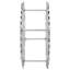 Wine Bottle Rack Silver
