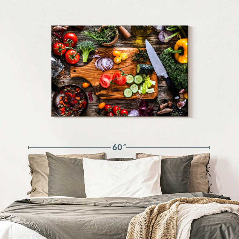 Yarlin Vegetable Fresh Ingredients, 30" H x 45" W