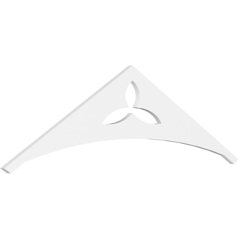 Naple Architectural Grade PVC Gable, 20" H x 60" W x 1" D, 7/12