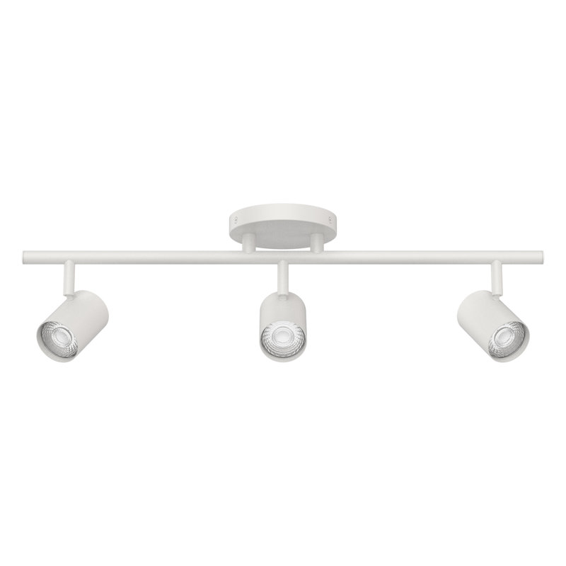 Ensemble de rail de tuyau avec interrupteur de température de couleur (2700K / 3000K / 3500K / 4000K / 5000K), 3, Blanc