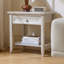 Table de chevet de ferme et de rangement en bois d'hévéa de Malaisie-533849436