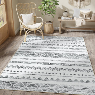 Tapis intérieur lavable Khloye Chenille Mashine