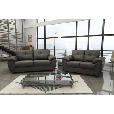 Capri 3+2 Sofa Set Faux leather