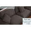 Canapé d'angle modulaire Chenille 9 places surdimensionné et réversible en forme de U-1378569939