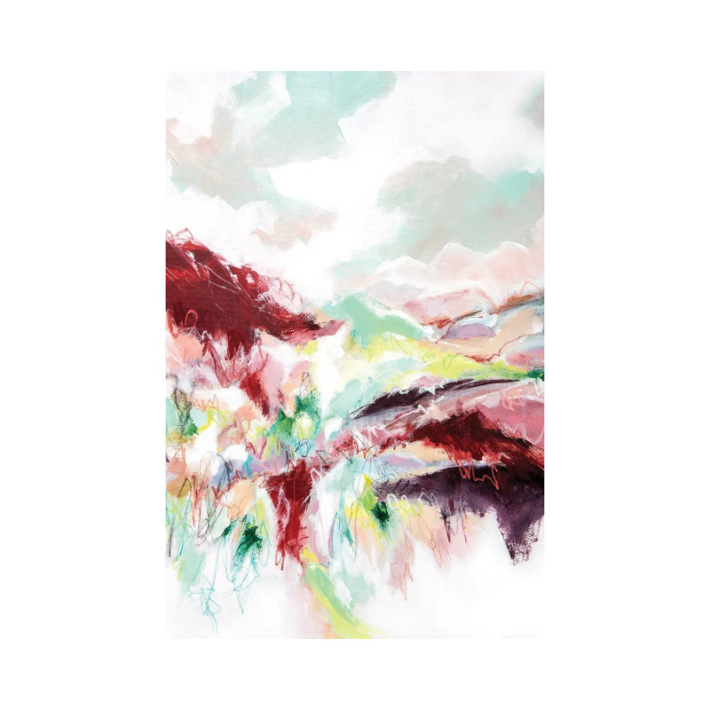 "On se réunit dans le matin" par Cristina dalla Valentina-impression d’art graphique, H 18 po x l 12 po x 1,5 po