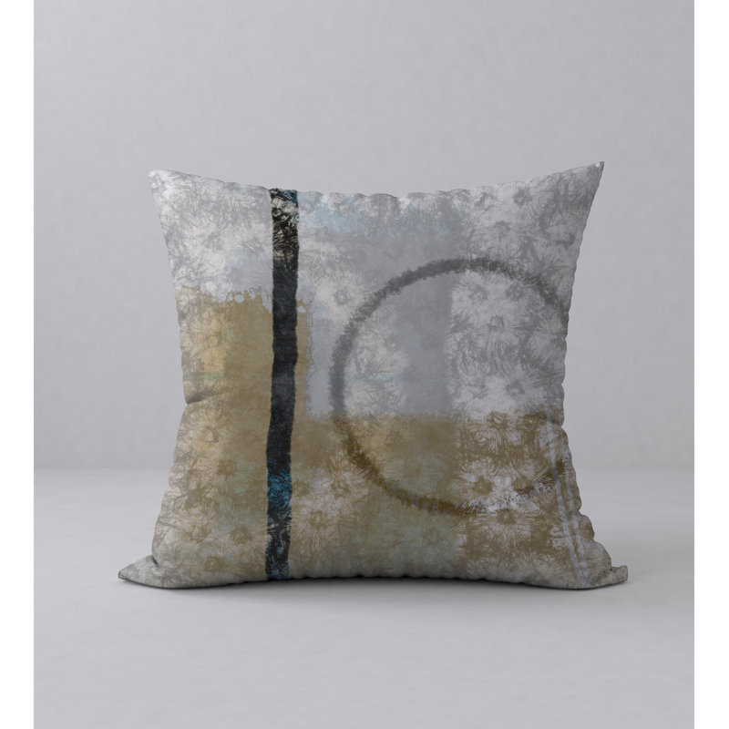 Magnifique housse de coussin carrée/insert, 20 po x 20 po